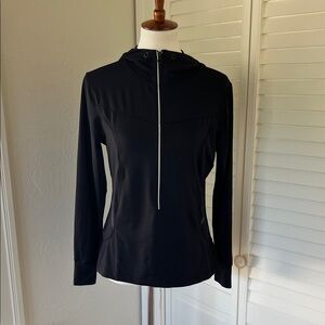 Athletic pullover hoodie